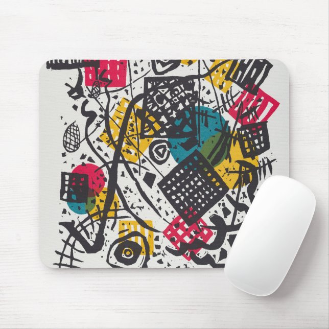 Mousepad Kandinsky Small Worlds V Abstrato Classic (Com mouse)
