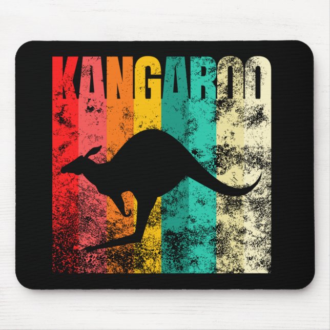 Mousepad Kangaroo Retro (Frente)