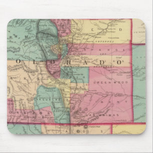 Mousepad Kansas, Arizona, Colorado, Novo México e Utah