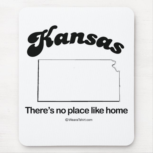Mousepad KANSAS - de "t-shirt e engrenagem da DIVISA do (Frente)