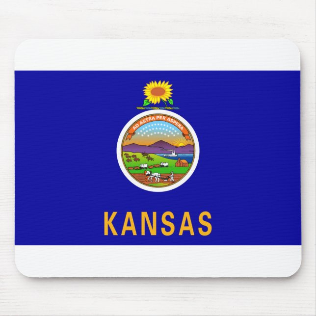 Mousepad Kansas flag (Frente)