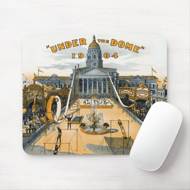Mousepad Kansas Semi-Centennial. Motivos do Estado. (Com mouse)