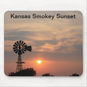 Mousepad Kansas Smokey Sunset