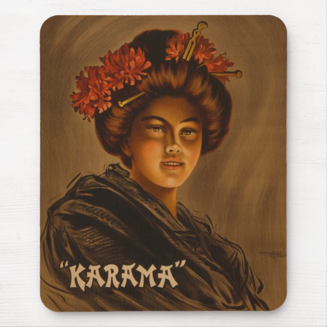 Mousepad Karama: Atriz japonesa Romance Geisha (Frente)