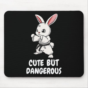 Mousepad Karate Bunny Cute Mas Artes Marciais Engraçadas Pe