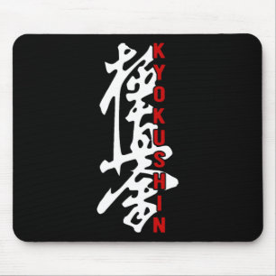 Mousepad Karate Kyokushin Kyokushinkai Kanji Logo Gym Marti