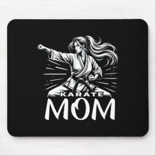 Mousepad Karate Mãe Artes Marciais Ligação Familiar Mãe