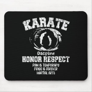 Mousepad Karate Martial Arts Definição Funny Black Belt Gr