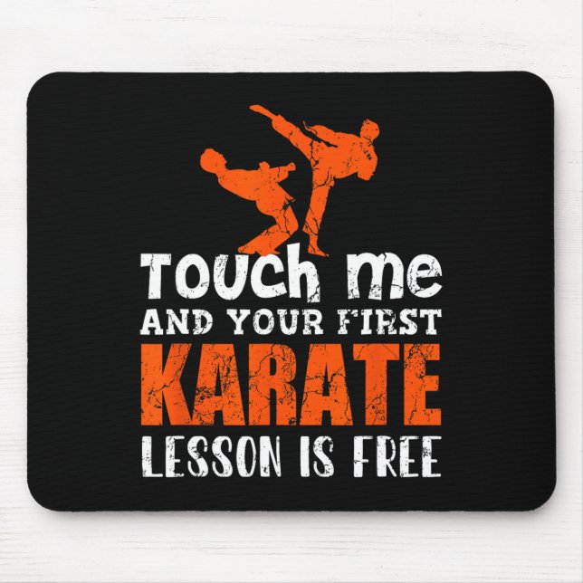 Mousepad Karate Outfit Karate Para Crianças Karate Rankbe (Frente)