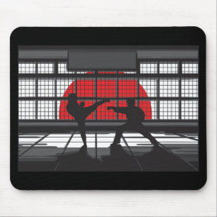 Mousepad Karate Silhouette em DoJo