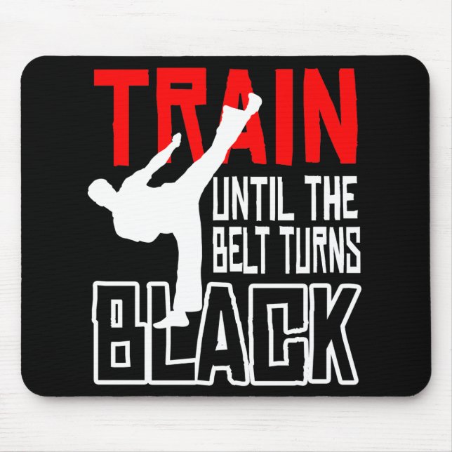 Mousepad Karate Taekwondo Jiu Jitsu Engraçado Artes Marciai (Frente)