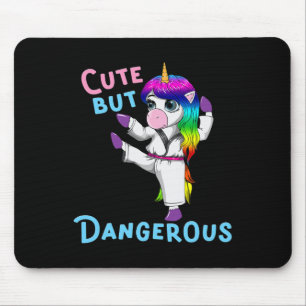 Mousepad Karate Unicórnio Kickboxing Artes Marciais Jiu Jit