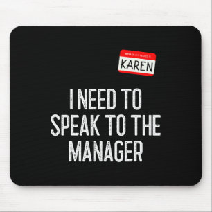 Mousepad Karen Halloween Fala Com A Diversão Do Gerente L