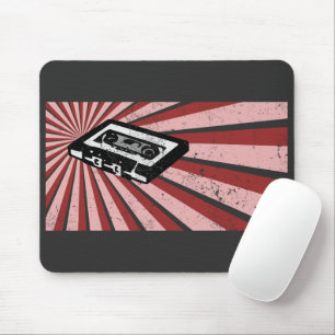 Mousepad Kassette, Retro, Vintage, Nerddesign, fita