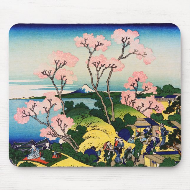 Mousepad Katsushika Hokusai - Gotenyama, Tokaido, Shinagawa (Frente)
