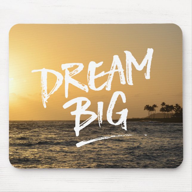 Mousepad Kauai Sunset Dream Big (Frente)