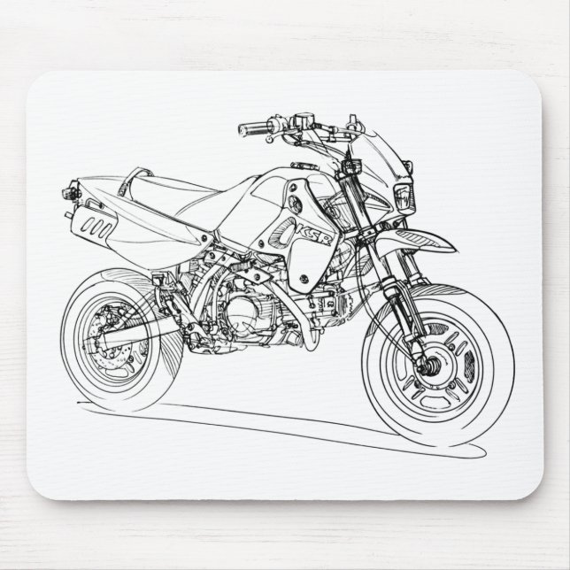 Mousepad Kaw KSR 110 (Frente)