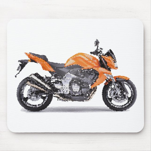 Mousepad Kaw Z1000 gen2 2007+ rachado (Frente)