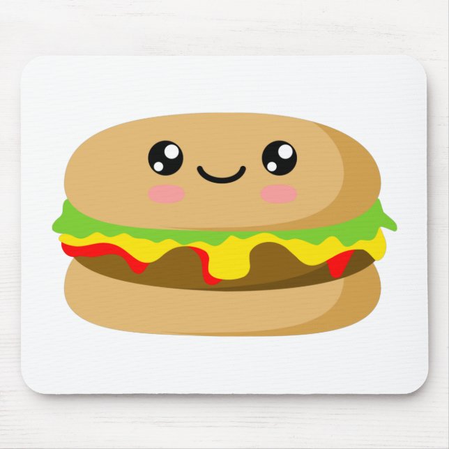 Mousepad Kawaii Burger (Frente)