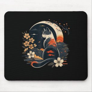 Mousepad Kawaii Cat Animes Japoneses Engraçados Artes Mulhe