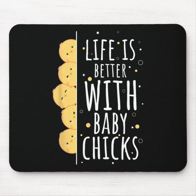 Mousepad Kawaii Chicken Farming Primavera Ba (Frente)