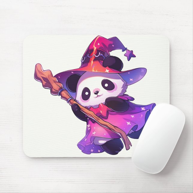 Mousepad Kawaii Panda como Garota Mágica (Com mouse)