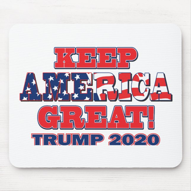 Mousepad Keep America Excelente - Trump 2020 (Frente)