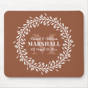 Mousepad Keepsasaame Novo Casal Laranja Monograma