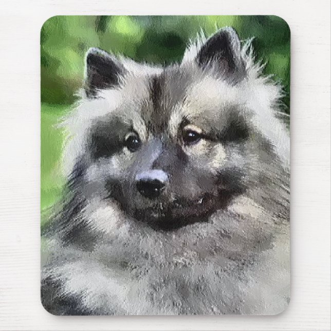 Mousepad Keeshond Art Gifts (Frente)
