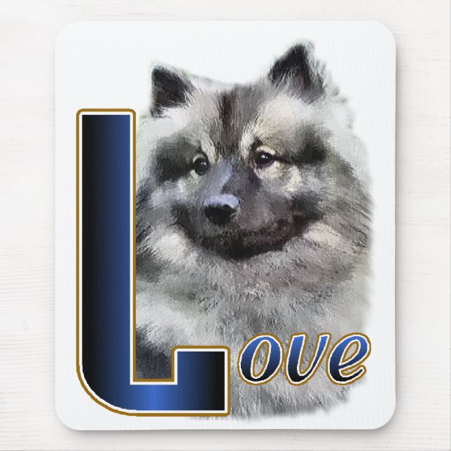 Mousepad Keeshond Art Gifts (Frente)