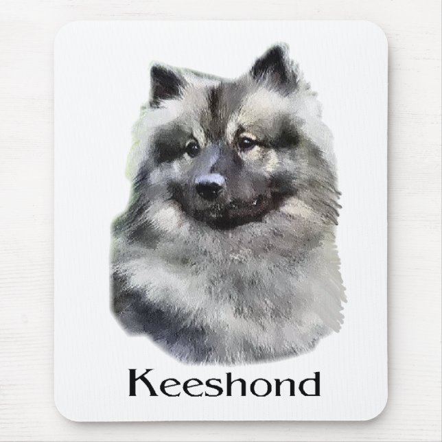 Mousepad Keeshond Art Gifts (Frente)