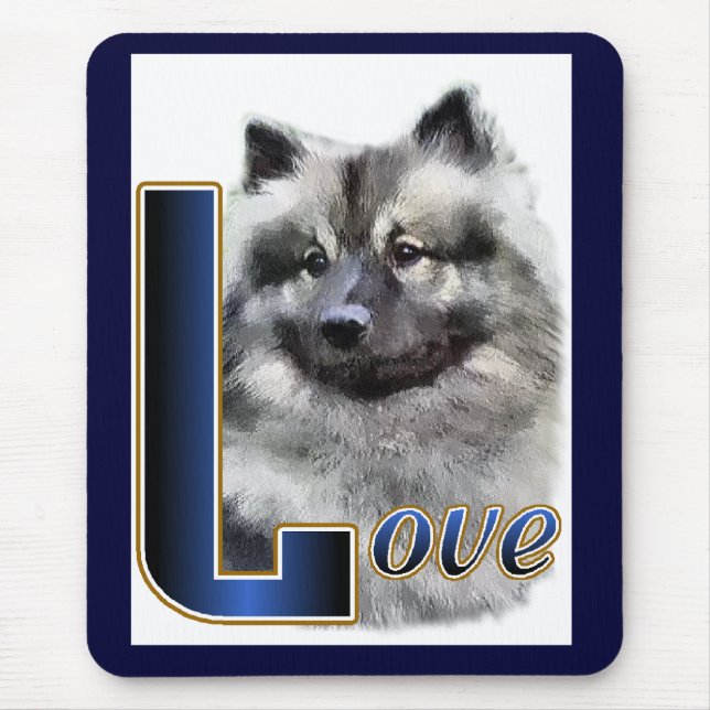 Mousepad Keeshond Gifts (Frente)