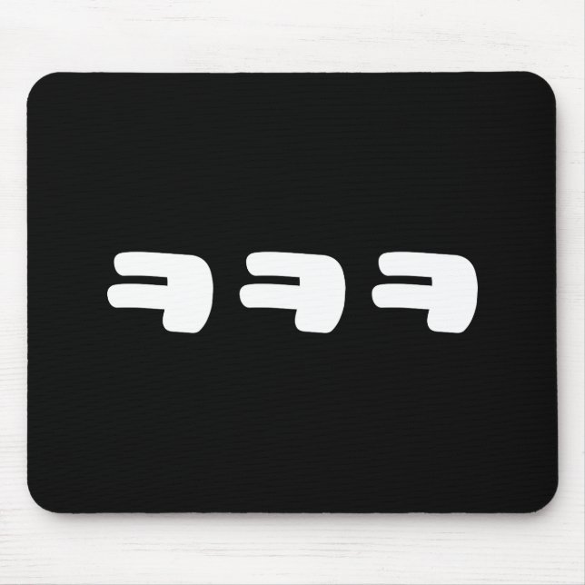 Mousepad KEKEKE ㅋ ㅋ ㅋ Coreano (Frente)