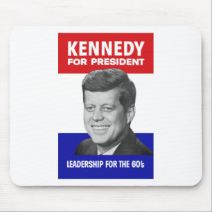 Mousepad Kennedy para o presidente 1960