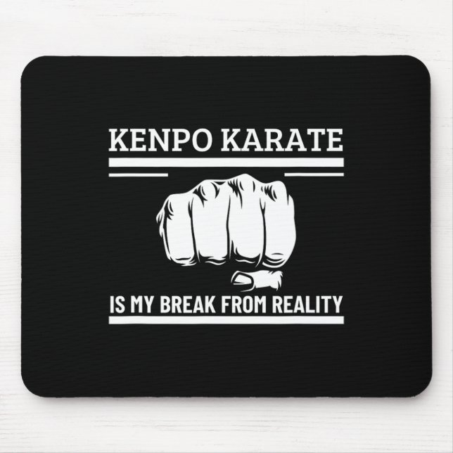 Mousepad Kenpo Karate É Minha Quebra Da América Engraçada (Frente)