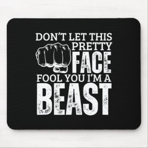 Mousepad Kenpo Karate Girl... sou uma besta Engraçada Ameri
