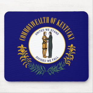 Mousepad Kentucky: Bandeira do Estado da Comunidade Bluegra