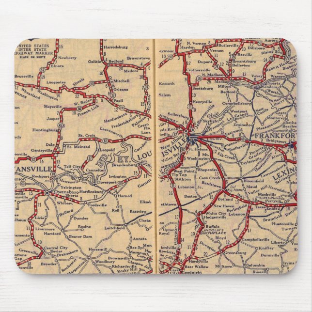 Mousepad Kentucky, Tennessee 3 (Frente)