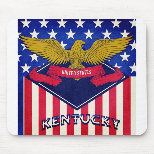Mousepad Kentucky USA Flag (Frente)