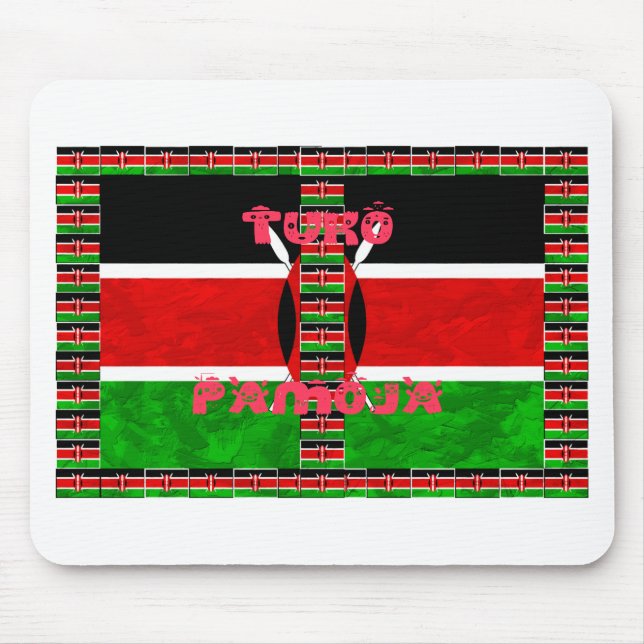 Mousepad Kenya Flag Tuko Pamoja (Frente)