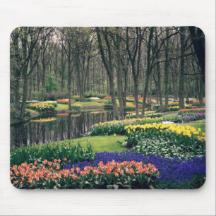 Mousepad Keukenhof, um banquete floral