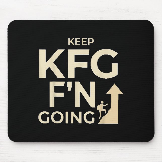 Mousepad Kfg Continue F'n Indo Ao Estilo Militar (Frente)