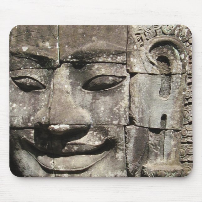 Mousepad Khmer Stone Face ... Bayon Temple, Camboja (Frente)
