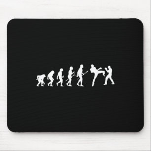 Mousepad Kick Mma Kickboxing Boxeador Boxe Evolução Humana 