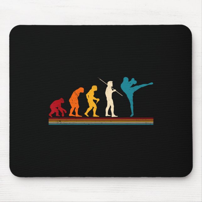 Mousepad Kickboxer Evolution Kickboxer Karate Boxing Mma (Frente)