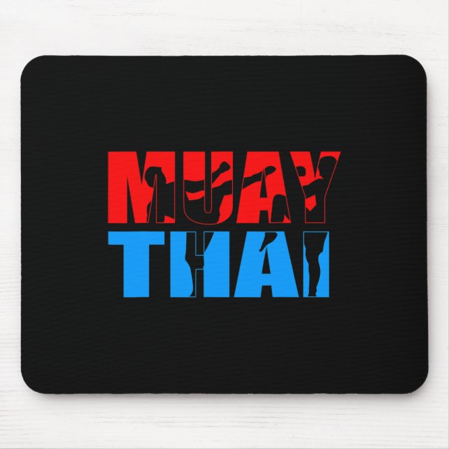 Mousepad Kickboxing Artes Marciais Boxe Tailandesa Muay Tha (Frente)
