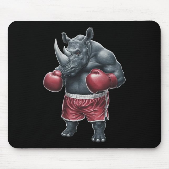 Mousepad Kickboxing Boxer Rhino Workout Muay Thai Rh (Frente)