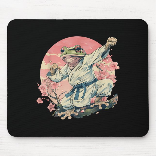 Mousepad Kickboxing Sakura Jiu-Jitsu Judô Mma Toad (Frente)