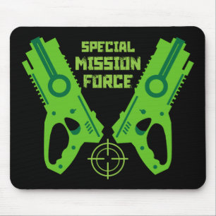 Mousepad Kids Toy Gun Batalha Natal E Aniversário