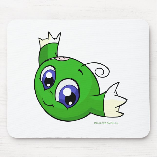 Mousepad Kiko verde de roda (Frente)
